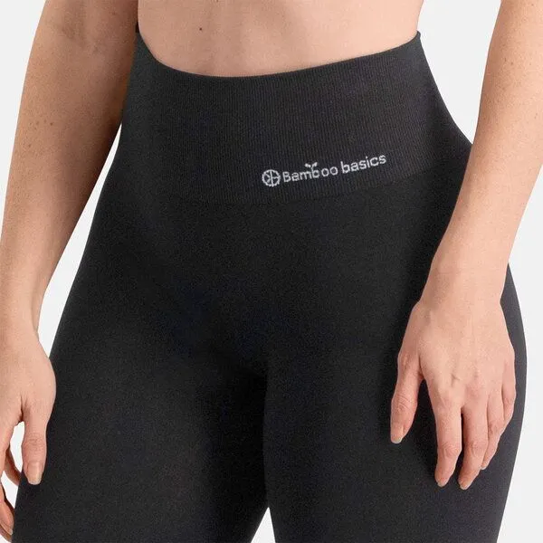 Bamboo Basics BAMBOO BASICS Nahtlose Leggings CLAIRE, Schwarz, – Produktbild 4 von 4