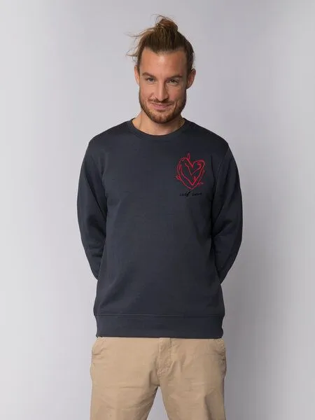 watapparel watapparel Sweatshirt Unisex Self love, India ink grey, – Produktbild 1 von 3