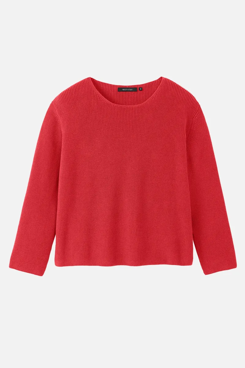 recolution Recolution Damen vegan Pullover Viola Mars Rot, Rot, – Produktbild 1 von 1