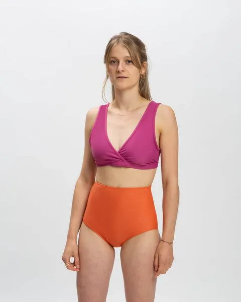 MATONA Matona Bikini Slip aus Econyl für Frauen / Bikini Bottom, Coral, – Produktbild 3 von 4