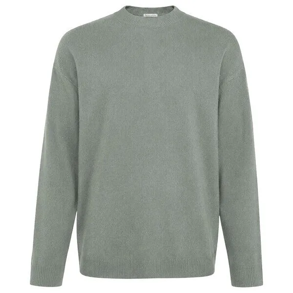 KnowledgeCotton Apparel KnowledgeCotton Apparel Crew Neck Strickpullover aus Lammwolle, Lily pad, – Produktbild 1 von 3