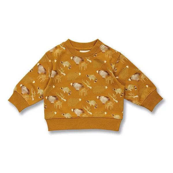 Sense Organics Sense Organics Baby Sweatshirt, Modell SIAM, Waldtier-druck, – Produktbild 1 von 4