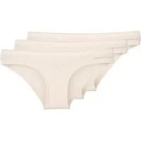 ORGANICATION ORGANICATION KAMILLA | Slip aus Bio-Baumwolle und TENCEL Modal im 3er-Pack, Off white, – Produktbild 1 von 1