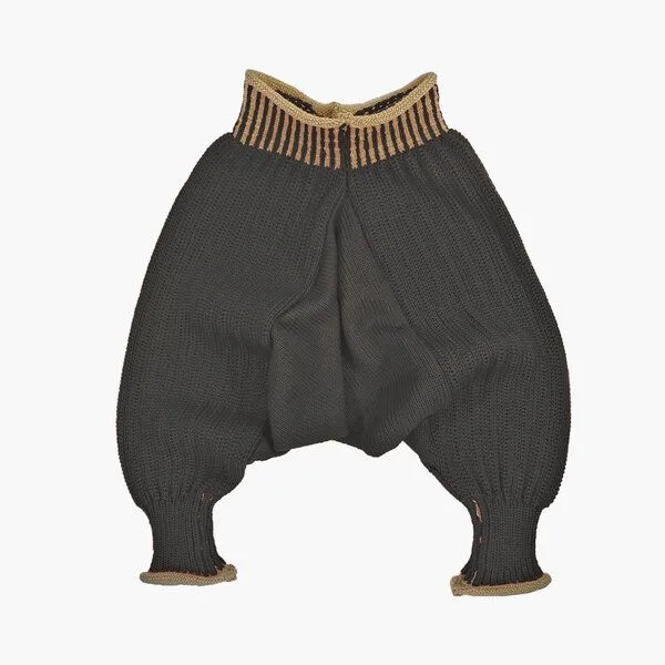 vincente Sarouelhose, Schwarz/karamel, – Produktbild 1 von 3