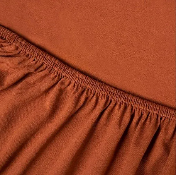 Kayori Kayori Saiko - Spannbettlaken für Matratze - Jersey, Braun, – Produktbild 1 von 1