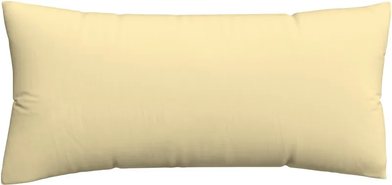 Schlafgut Schlafgut Kissenbezug Premium Kissenhülle Woven Satin, 100% Baumwolle, (1 Stück), Ton-in-Ton Reißverschluss, Fadendichte von 300tc, Uni, OEKO Tex, Gelb, – Produktbild 2 von 5