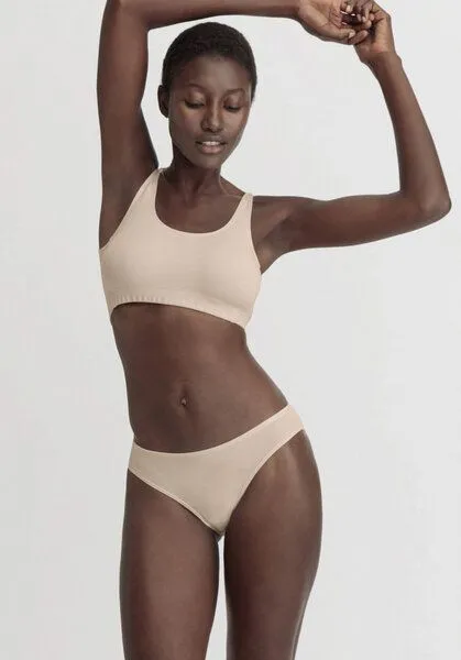 hessnatur hessnatur Slip Regular Cut COTTON FEEL aus Bio-Baumwolle, Puder, – Produktbild 6 von 7