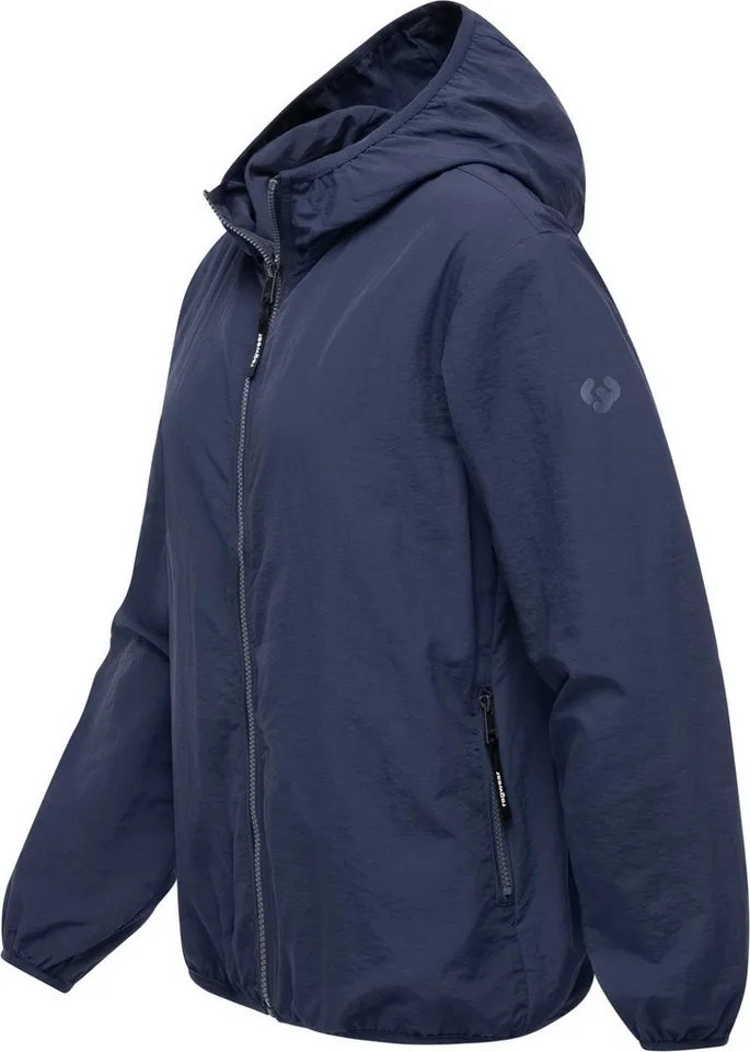 ragwear ragwear Outdoorjacke Vinzie B Leichte Übergangsjacke mit Kapuze, Blau, – Produktbild 3 von 5