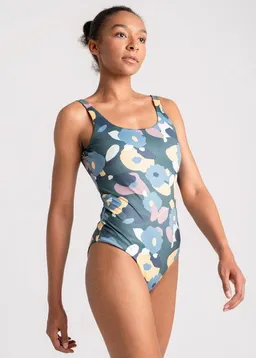 boochen boochen Badeanzug Langeoog - wendbar mit Green Flower Print – Produktbild 1 von 1