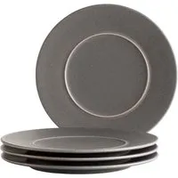 Mäser Mäser Dessertteller Set 4-tlg. "Unico" 21 cm, anthrazit – Produktbild 1 von 1