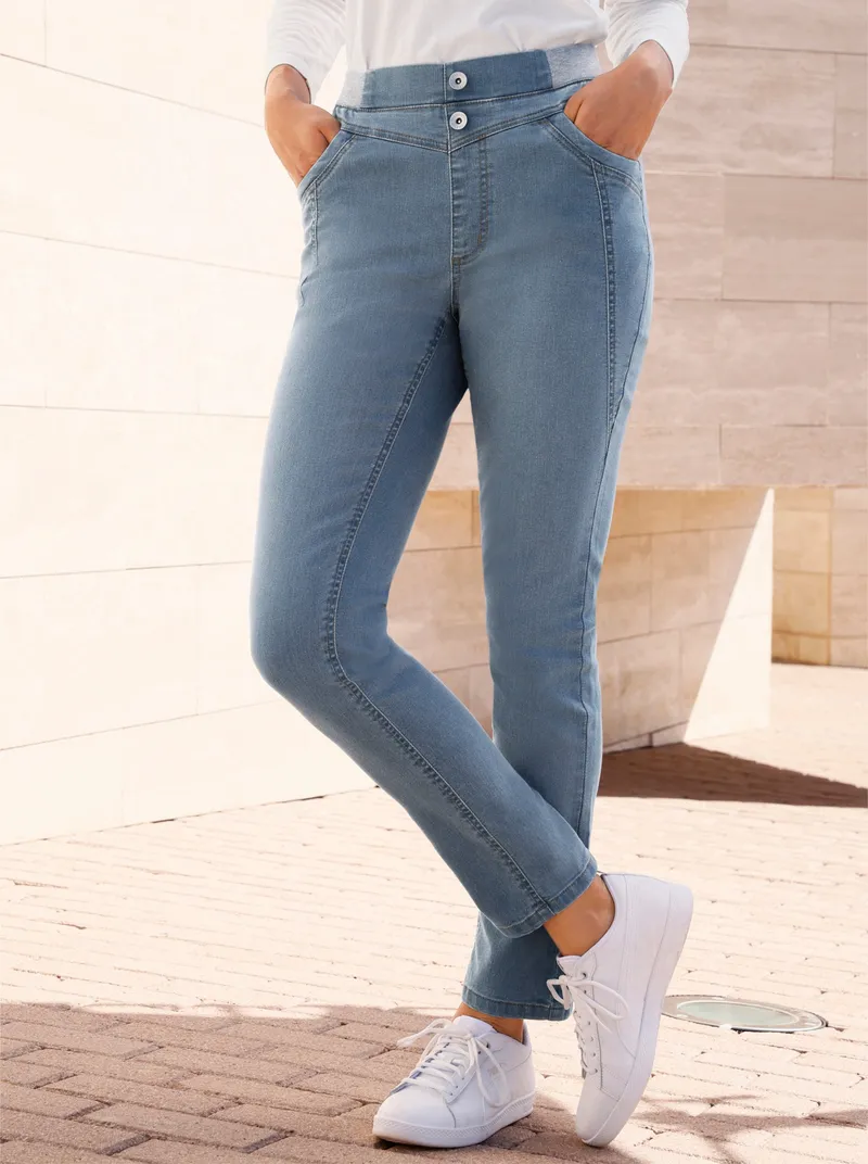 Witt Jeans blue-bleached, Blue-bleached, – Produktbild 2 von 3