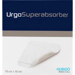 Urgo URGOSUPERABSORBER 10x10 cm Verband 10 St Verband – Produktbild 1 von 1