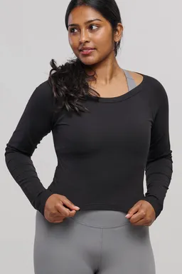 SEAAV SEAAV Damen vegan Top Boatneck Onyx – Produktbild 1 von 1