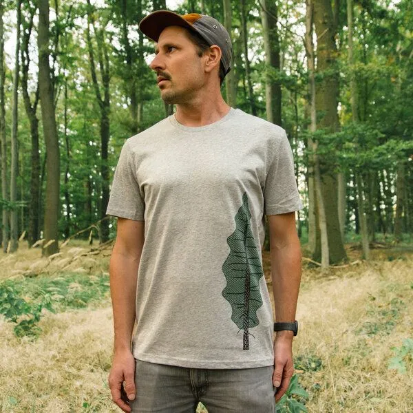 Cmig Cmig Tanne T-Shirt unisex, Heather grey grau, – Produktbild 4 von 4
