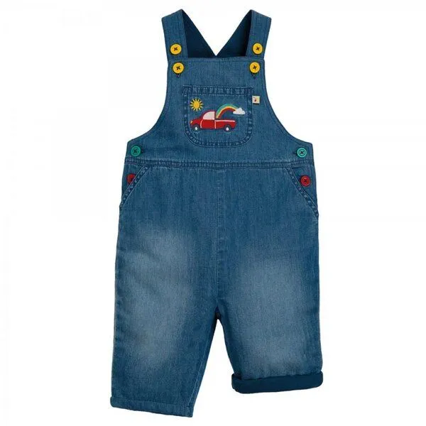 Frugi Frugi Latzhose Truck mit Innenfutter Hopscotch Dungaree denim – Produktbild 1 von 2