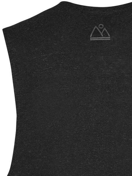 nice to meet me nice to meet me Earth Unisex Tank . TENCEL mit Hanf, Black melange, – Produktbild 2 von 3