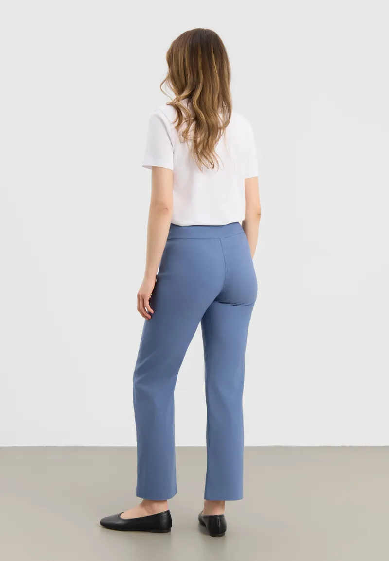 LAURIE LAURIE Damen vegan Hose Thea Straight Ml Blau, Blau, – Produktbild 1 von 2