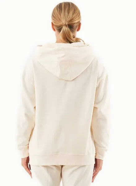 ORGANICATION ORGANICATION Sweathoodie aus Bio-Baumwolle, Weiß(off white), – Produktbild 4 von 4