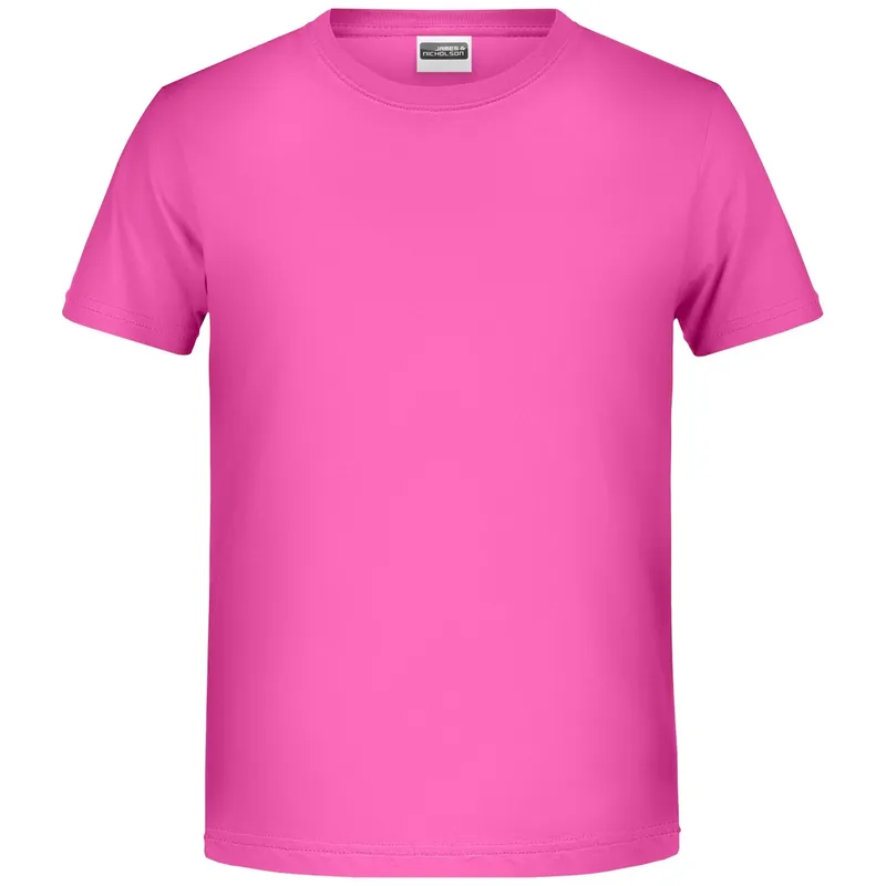 James & Nicholson James & Nicholson T-Shirt für Jungen in klassischer Form 8008B Gr. M-122/128 rosa – Produktbild 1 von 1
