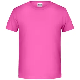 James & Nicholson James & Nicholson T-Shirt für Jungen in klassischer Form 8008B Gr. S-110/116 rosa – Produktbild 1 von 1