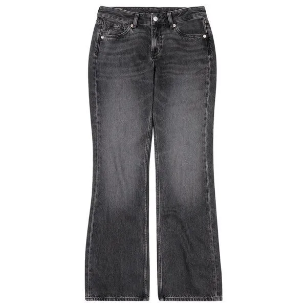Kings Of Indigo Kings Of Indigo Jeans Teruko - Mid Rise Flared - Vilma Brown Black Worn – Produktbild 1 von 4