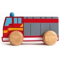 El Puente El Puente Spielauto "Feuerwehr" | Fair Trade & Handmade aus Sri Lanka – Produktbild 1 von 1