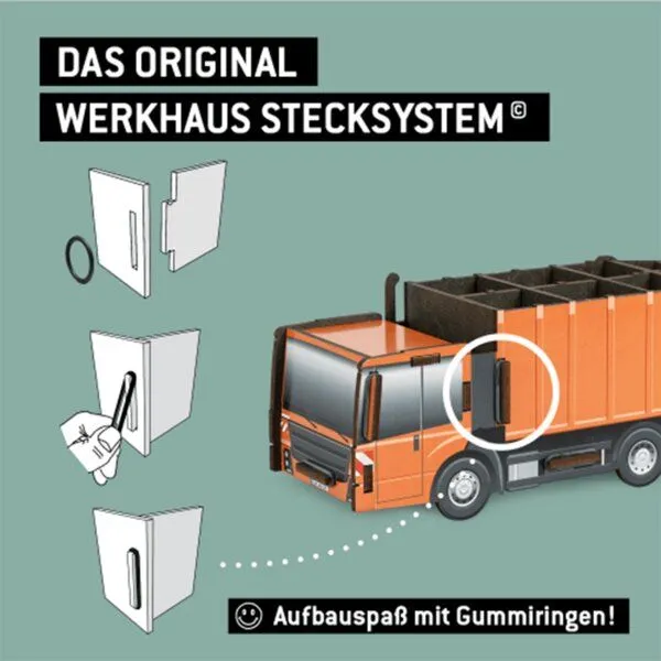 WERKHAUS WERKHAUS Stiftebox Müllauto – Produktbild 3 von 5