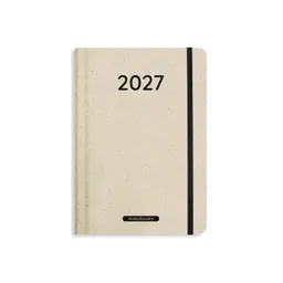 matabooks® matabooks® Kalender 2027 A5 Basic aus Süßgraspapier mit Graspapier-Cover – Jahresplaner Samaya – Farbe: Nature M – Produktbild 1 von 1