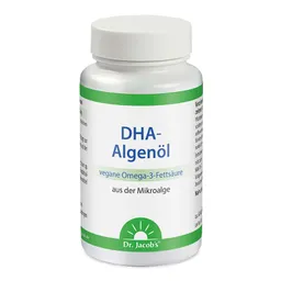 Dr. Jacobs DHA Algenöl vegane Omega-3-Fettsäure  60 St Kapseln – Produktbild 1 von 1