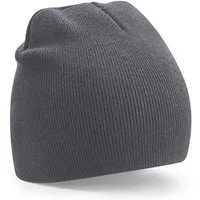 Beechfield Beechfield Damen/Herren Recycled Original Pull-On Beanie Mütze Wintermütze, Grau (graphite), – Produktbild 1 von 1