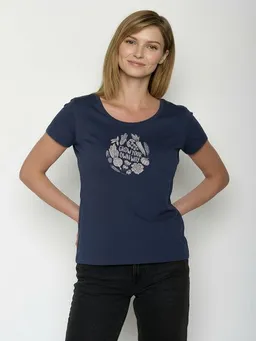 GreenBomb GREENBOMB Veggie Patch Loves - Sportliches T-Shirt aus Bio-Baumwolle / hochwertiger Print / GOTS / Fair & Vegan – Produktbild 1 von 1