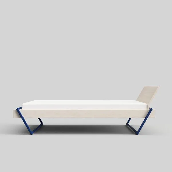 Bally und Bally Bally und Bally Bally Bett, Blau, – Produktbild 2 von 5