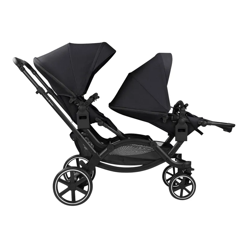 ABC Design ABC Design Zoom Kinderwagen Zwillingswagen Zoom 2 schwarz, Schwarz, – Produktbild 2 von 3