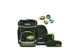Ergobag Ergobag Schulranzen Schulranzen-Set CUBO LIGHT CyBär Race 5-teilig, 25/26 (5-teilig), Superleicht, Hugging-Rückensystem, für kleine/schmale Kinder – Produktbild 1 von 1