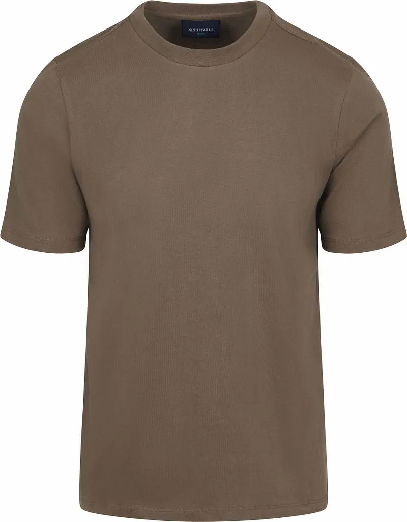 Suitable Suitable Respect T-Shirt Tim Hellbraun - Größe XL, Braun, – Produktbild 2 von 5