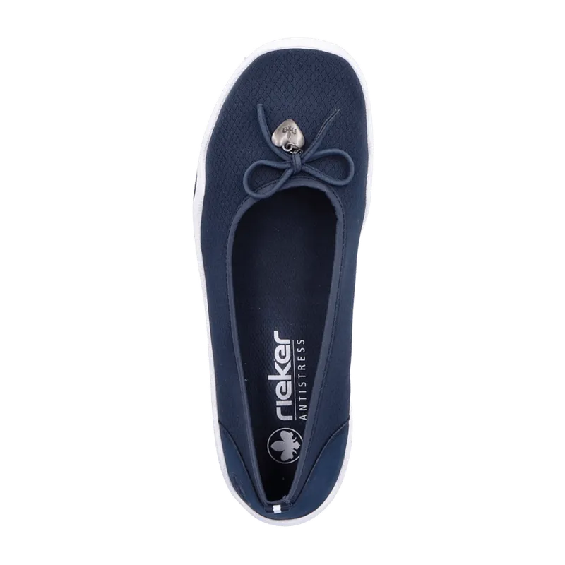 Rieker Rieker 4525014 452 für Damen, blau, Größe 42 EU, Blau, – Produktbild 4 von 7