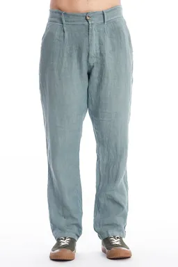 RAVENS VIEW IBIZA RAVENS VIEW IBIZA Herren vegan Hose Positano Chinois Grün – Produktbild 1 von 1