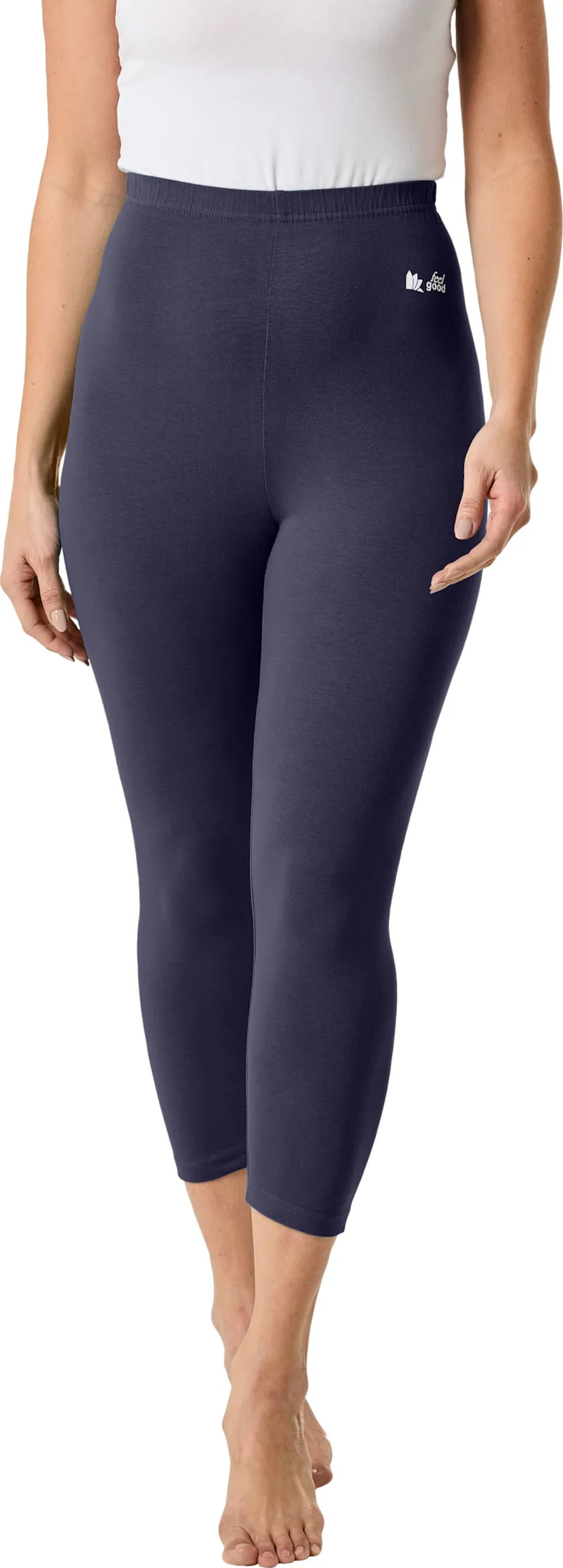 feel good Leggings 3/4-lang, Marine, – Produktbild 3 von 3