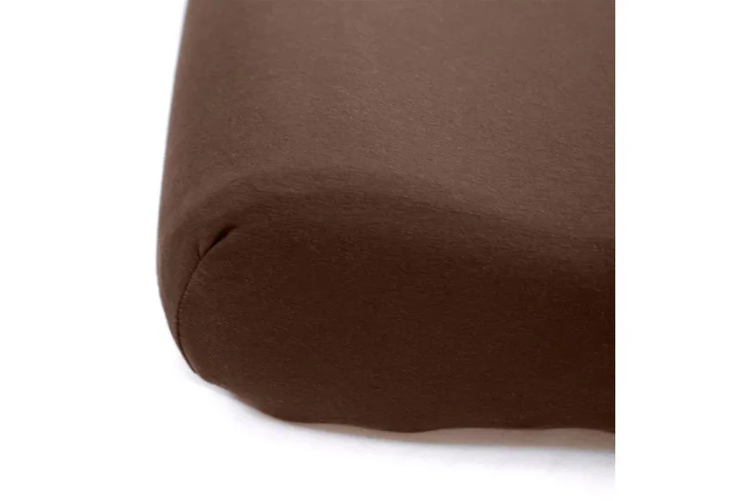 Traumschloss Kissenbezug Flex, (1 Stück), Edel-Jersey, mit Reißverschluss, Seitenschläferkissen, Schoko, – Produktbild 2 von 4