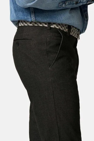 Meyer MEYER ACTIVE - JERSEY LOOK Chino, Grau (anthrazit), – Produktbild 4 von 4