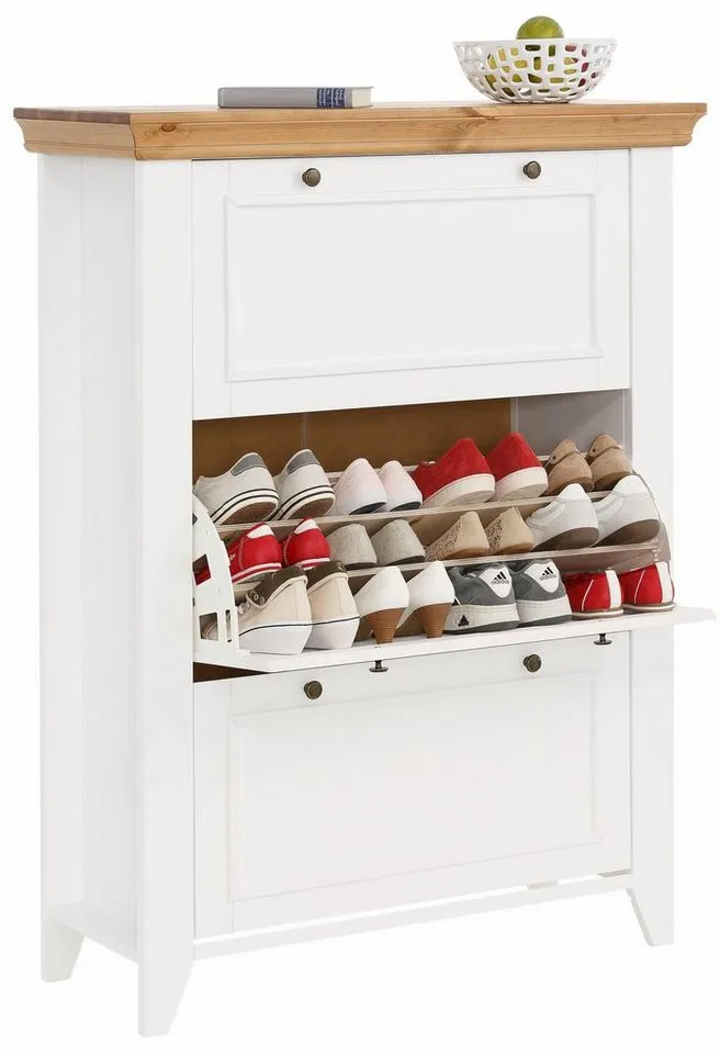 OTTO home Schuhschrank Skandinavia in 2 Größen, Weiß, – Produktbild 4 von 5