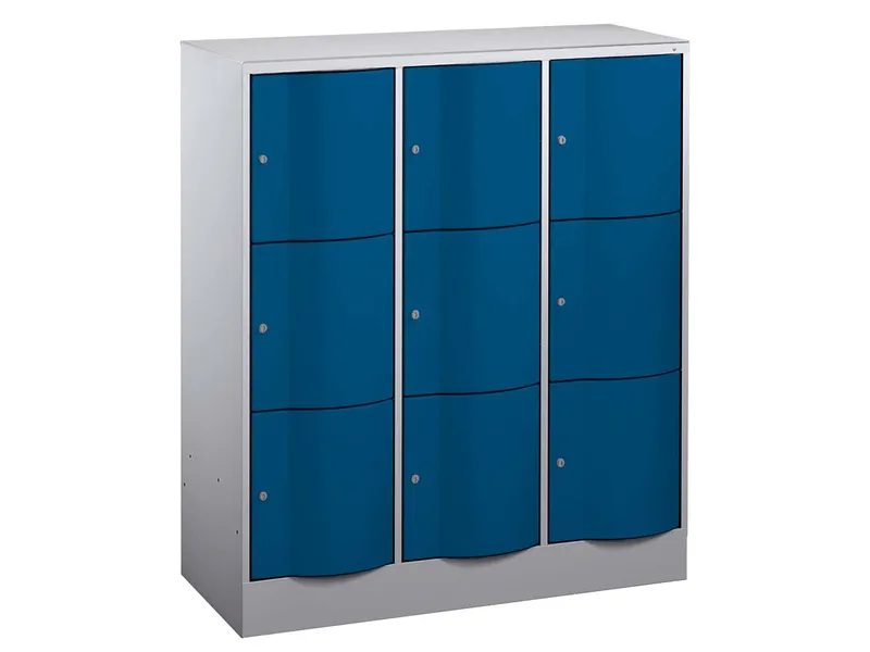 C+P C+P Schließfachschrank 3 Türme an/bl 3er – Produktbild 1 von 1