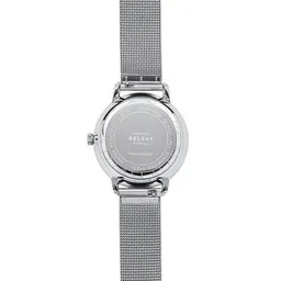 BELEAF BELEAF "SOLAR SILVER" Uhr mit veganem Uhrenarmband aus Kork oder Milanaise (solarbetrieben) – Produktbild 1 von 1