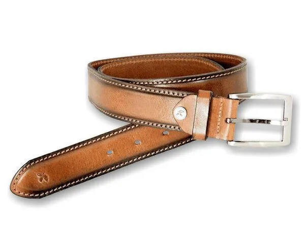 Greenbelts Greenbelts Herren Ledergürtel DERRY, Cognac, – Produktbild 5 von 6
