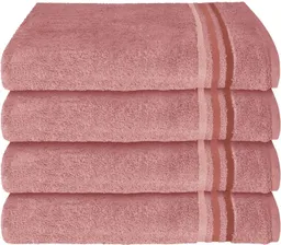 Schiesser Schiesser Handtücher Skyline Color aus 100 % Baumwolle mit eleganter Streifenbordüre, Frottier (Set, 4-St), OEKO-TEX® MADE IN GREEN – Produktbild 1 von 1