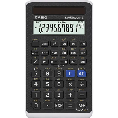 Casio Casio Schulrechner FX-82 Solar II – Produktbild 4 von 5