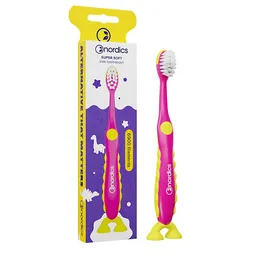 Nordics Nordics Kids Premium Zahnbürste Soft Dino Violett – Produktbild 1 von 1