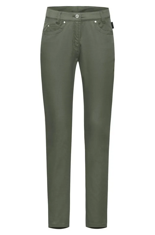 GREIFF GREIFF 5-Pocket-Hose Greiff Corporate CASUAL Damen Jeans 5-Pocket Regular-Fit Olivgrün 80, Grün, – Produktbild 2 von 2