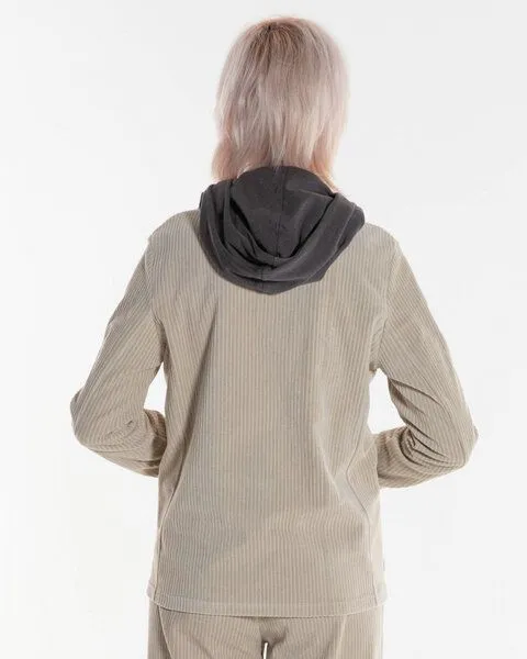 Alma & Lovis Alma & Lovis Stylischer Blazer aus softem Cord | Cord Blazer, Desert (beige), – Produktbild 4 von 4