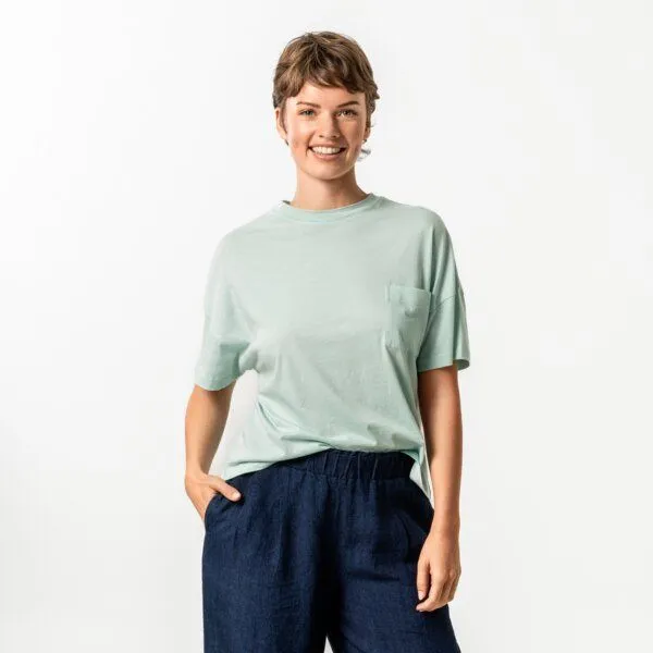 Living Crafts Living Crafts T-Shirt - ANSIMA, Light aqua (petrol), – Produktbild 1 von 4